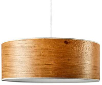 Discus hanglamp 35cm eiken wit eiken, wit