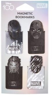 Disney 100 black collection avengers - magnetische boekenlegger 4 stuks