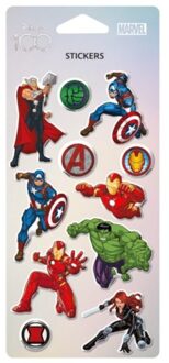Disney 100 black collection avengers - stickers pop up