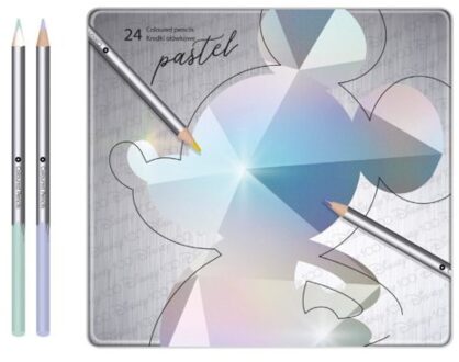 Disney 100 opal collection mickey - kleurpotloden 24 stuks blik