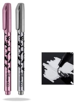 Disney 100 opal collection mickey -  metallic markers 2 stuks blister