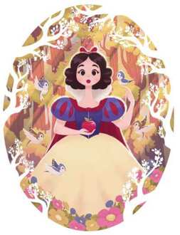 Disney 100 Years Of Snow White Men's T-Shirt - White - L - Wit