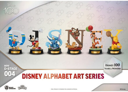 Disney: 100 Years of Wonder - Disney Alphabet Art Series PVC Diorama Set Decoratie