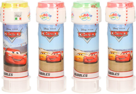 Disney 10x Disney Cars bellenblaas flesjes met bal spelletje in dop 60 ml voor kinderen