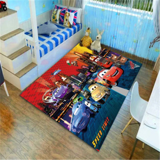 Disney 3D Cars Lightening McQueen Door Mat Kids Boys Girls Game Mat Bedroom Kitchen Carpet Indoor Bathroom Mat birthday present