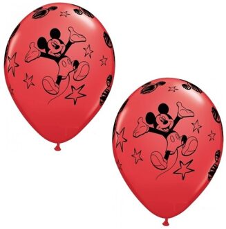 Disney 6x stuks Mickey Mouse thema party ballonnen
