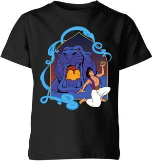 Disney Aladdin Cave Of Wonders kinder t-shirt - Zwart - 122/128 (7-8 jaar) - Zwart - M