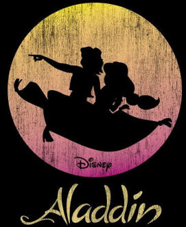 Disney Aladdin Flying Sunset dames t-shirt - Zwart - S