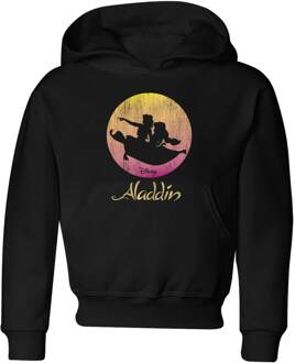 Disney Aladdin Flying Sunset kinder hoodie - Zwart - 110/116 (5-6 jaar) - Zwart
