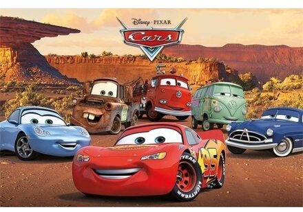 Disney Animatieposter Disney Cars 61 x 92 cm - Posters Multikleur