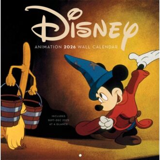Disney Animation 2026 Wall Calendar - Disney