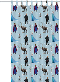 Disney Anna en Elsa Gordijn Blauw