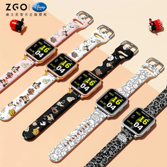 Disney Authentic Smart Electronic Watch Female Student Touch Screen Swimming Waterproof Smart Bracelet Bluetooth Connection