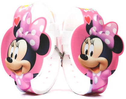 Disney Cartoon Digital Wristwatch Minnie Mouse Cute Kids Watches Girls Digital Silicone Complete Calendar LED Display Simple