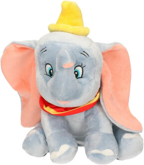 Disney Cartoon knuffels Disney Dumbo/Dombo olifant grijs 25 cm