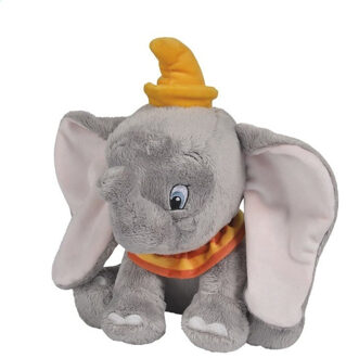Disney Cartoon knuffels Disney Dumbo/Dombo olifant grijs 25 cm