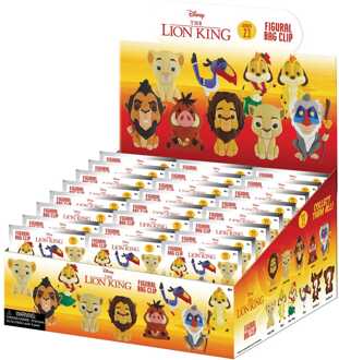 Disney Charm 3D PVC Bag Clips Display Lion King (24)