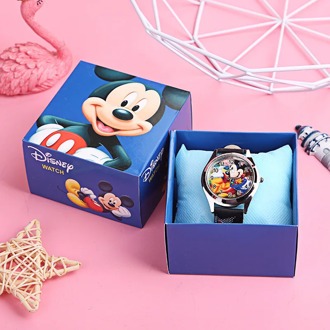 Disney Children's Watch Primary School Children's Cartoon Gift Box Toys Exquisite Watch Children's Day Creative Gift Prize