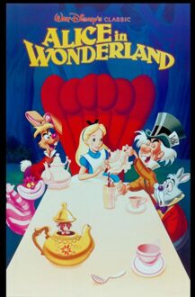 Disney Classic Poster Unisex T-Shirt - Black - XS Zwart