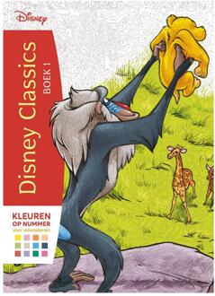 Disney Classics Boek 1 - Kleuren Op Nummer Voor Volwassenen