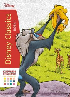 Disney Classics Boek 1 - Kleuren Op Nummer Voor Volwassenen