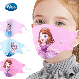 Disney cosplay accessories children washable frozen anime face masks for protection boys girls kids fashion props fast delivery