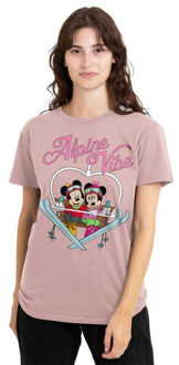 Disney Dames alpine vibes t-shirt Roze - S