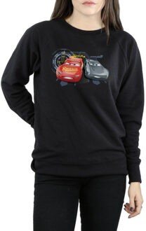 Disney dames cars bliksem vs storm sweatshirt Zwart