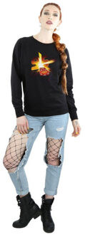 Disney dames cars lightning mcqueen burst sweatshirt Zwart