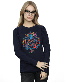 Disney dames coco boompatroon sweatshirt Blauw - M