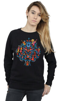 Disney dames coco boompatroon sweatshirt Zwart - XXL