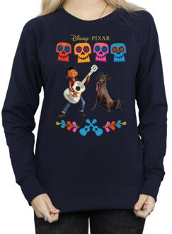 Disney dames coco miguel logo sweatshirt Blauw - XXL