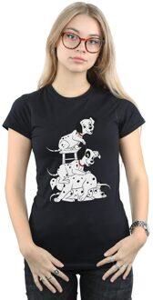 Disney Dames/Dames 101 Dalmatiërs Stoel Katoenen T-Shirt (Zwart)