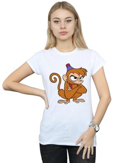 Disney Dames/Dames Aladdin Boos Abu Katoenen T-Shirt (Wit) - S