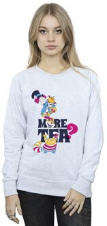 Disney Dames/Dames Alice In Wonderland Meer Thee Sweatshirt (Sportgrijs) Lichtgrijs - 2XL