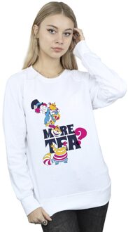 Disney Dames/Dames Alice In Wonderland Meer Thee Sweatshirt (Wit) - maat 2XL