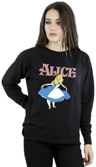 Disney Dames/Dames Alice In Wonderland Take A Bow Sweatshirt (Zwart) - maat M