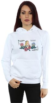 Disney Dames/Dames Alice In Wonderland What Kind Of Garden Hoodie (Wit) - maat 2XL