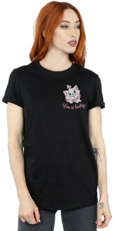 Disney Dames/Dames Aristocats Marie I´m A Lady Borast Print Katoenen Vriendje T-shirt (Zwart) - maat XL