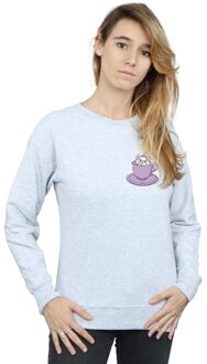 Disney Dames/Dames Aristocats Marie In Cup Borstprint Sweatshirt (Sportgrijs) - maat 2XL Lichtgrijs