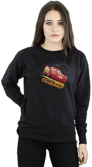 Disney Dames/Dames Cars Bliksem McQueen Sweatshirt (Zwart) - maat M