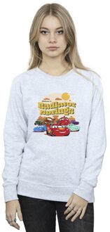 Disney Dames/Dames Cars Radiator Springs Groep Sweatshirt (Sportgrijs) Lichtgrijs