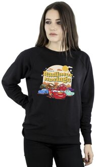 Disney Dames/Dames Cars Radiator Springs Groep Sweatshirt (Zwart) - maat S