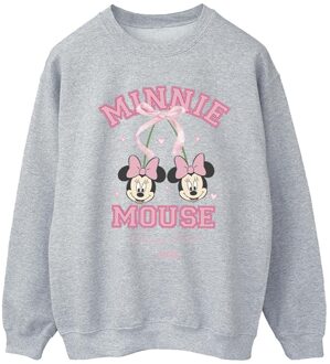 Disney Dames/Dames Cherry Club Minnie Mouse Sweatshirt (Sportgrijs) - L