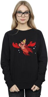 Disney Dames/Dames De Kleine Zeemeermin Sebastian Bubbels Sweatshirt (Zwart)