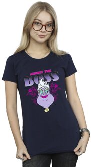 Disney Dames/Dames De Kleine Zeemeermin Ursula Mama Is De Baas Katoenen T-Shirt (Marineblauw) Navy