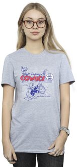 Disney Dames/Dames Donald Duck Comics Katoenen Vriendje T-shirt (Sportgrijs) - maat XL Lichtgrijs