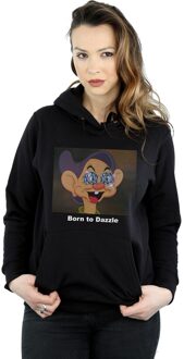 Disney Dames/Dames Dopey Born To Dazzle Hoodie (Zwart) - maat XL