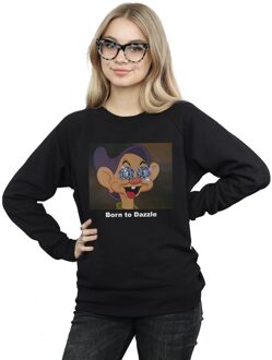 Disney Dames/Dames Dopey Born To Dazzle Sweatshirt (Zwart)