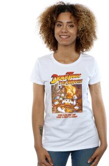 Disney Dames/Dames Duck Tales The Movie Katoenen T-Shirt (Wit) - maat